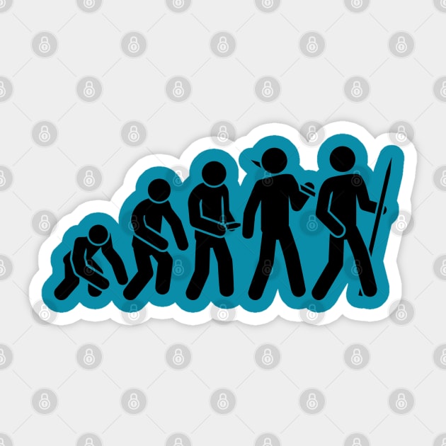 Human Evolution Sticker by The BioGeeks